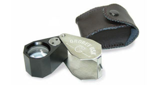 10X Triplet Loupe with LED lights and UV light
